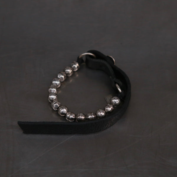 GOTI Artisan Old Horse Leather Bracelet 925 Silver Italy GT-BR2207-0